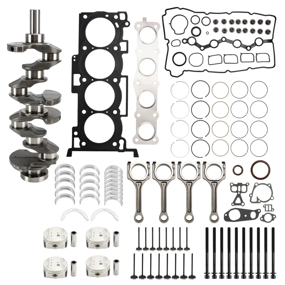 2005-2010 Hyundai Sonata G4KD 2.0L Motorrevisie Rebuild Kit Krukas Drijfstangen 23111-2G010