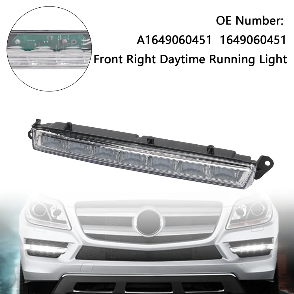 2007-2013 Mercedes-Benz X164 GL320 GL350 GL450 ML63 AMG X166 Rechtsvoor Led-dagrijverlichting A1649060451