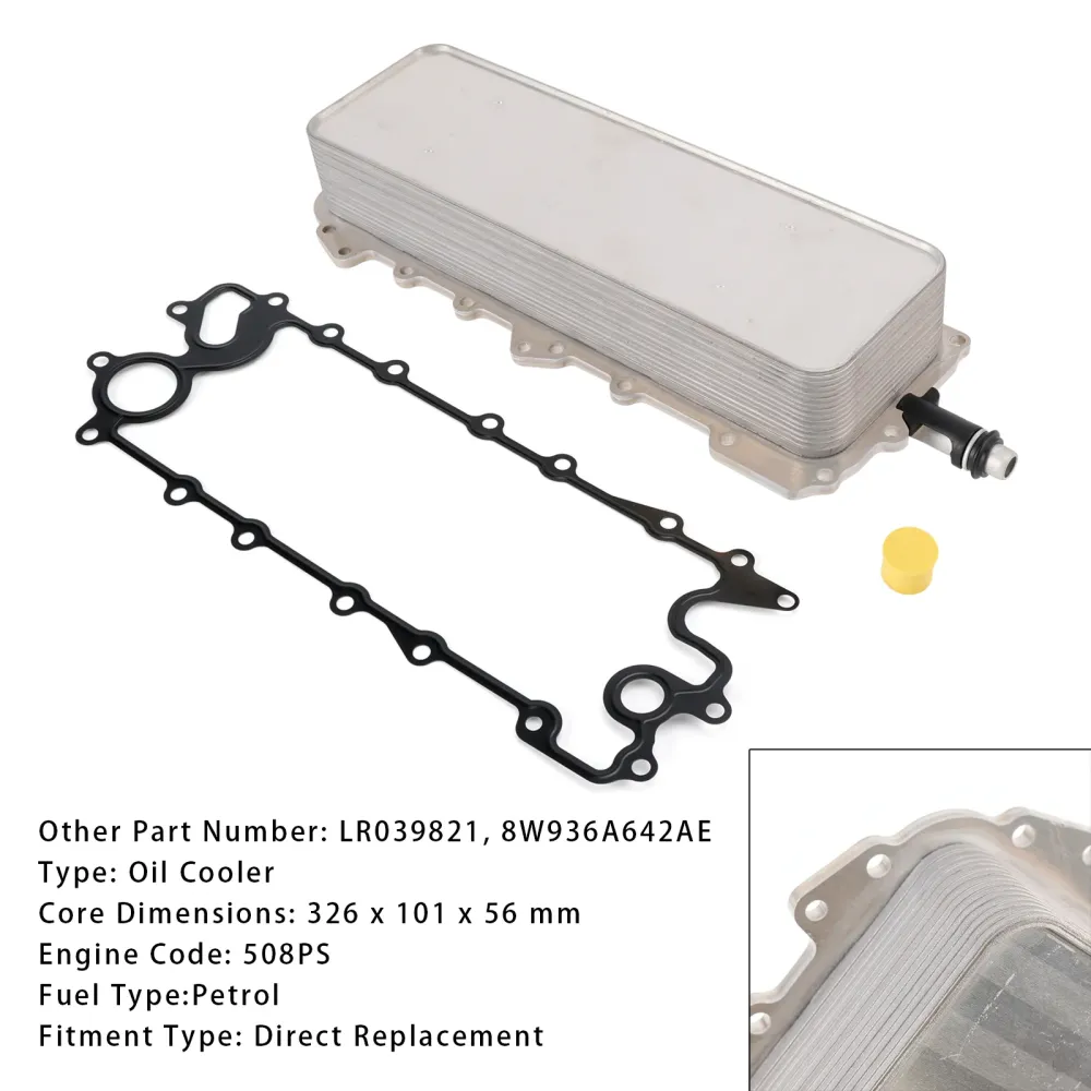 2009-2012 Land Rover Range Rover Mk III L322 5.0 4x4 508PS SUV Motoroliekoeler LR039821 8W936A642AE
