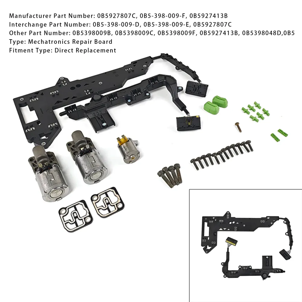 2011 AUDI A6 7 SP F/AWD V6 3.0L 3.2L 0B5 Mechatronica Reparatiebord Transmissieharnasset