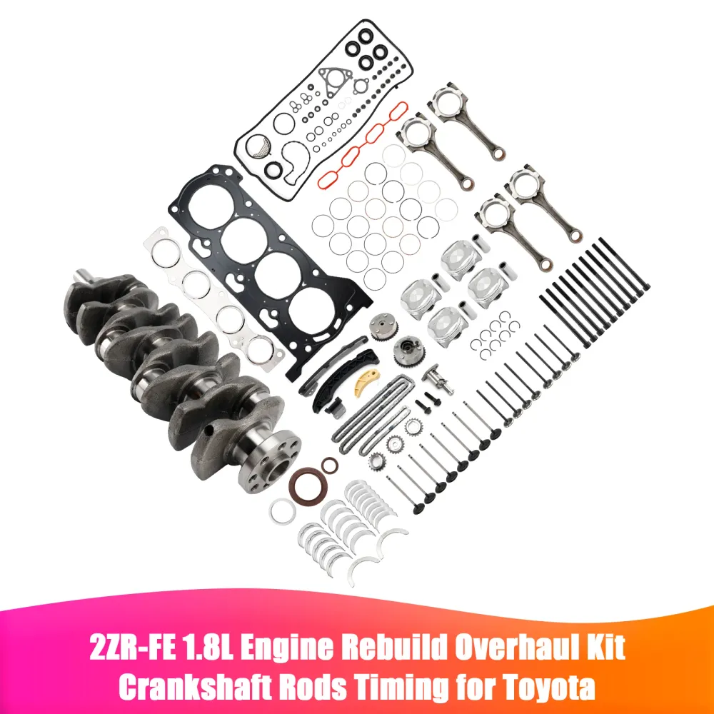 2012-2015 TOYOTA PRIUS PLUG- 1.8L Motor Rebuild Revisie Kit Krukas Staven Timing 2ZR-FE 11791-22020