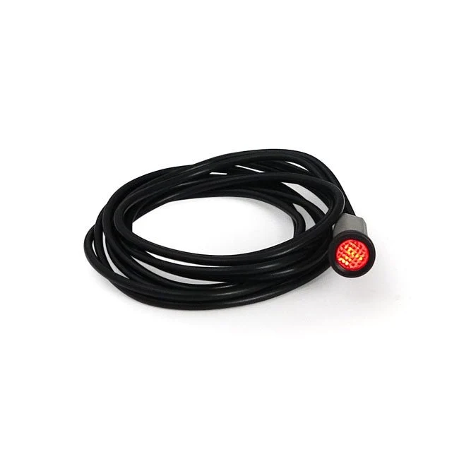 3/8" (9,5mm) Indicatorlampje rood zonder symbool