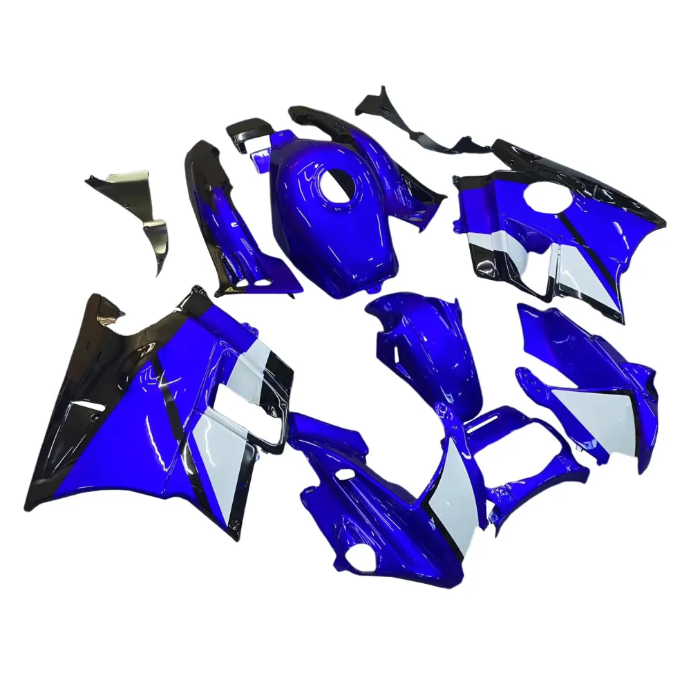 Amotopart 1991-1994 Honda CBR600 F2 Blue White Black Fairing Kit