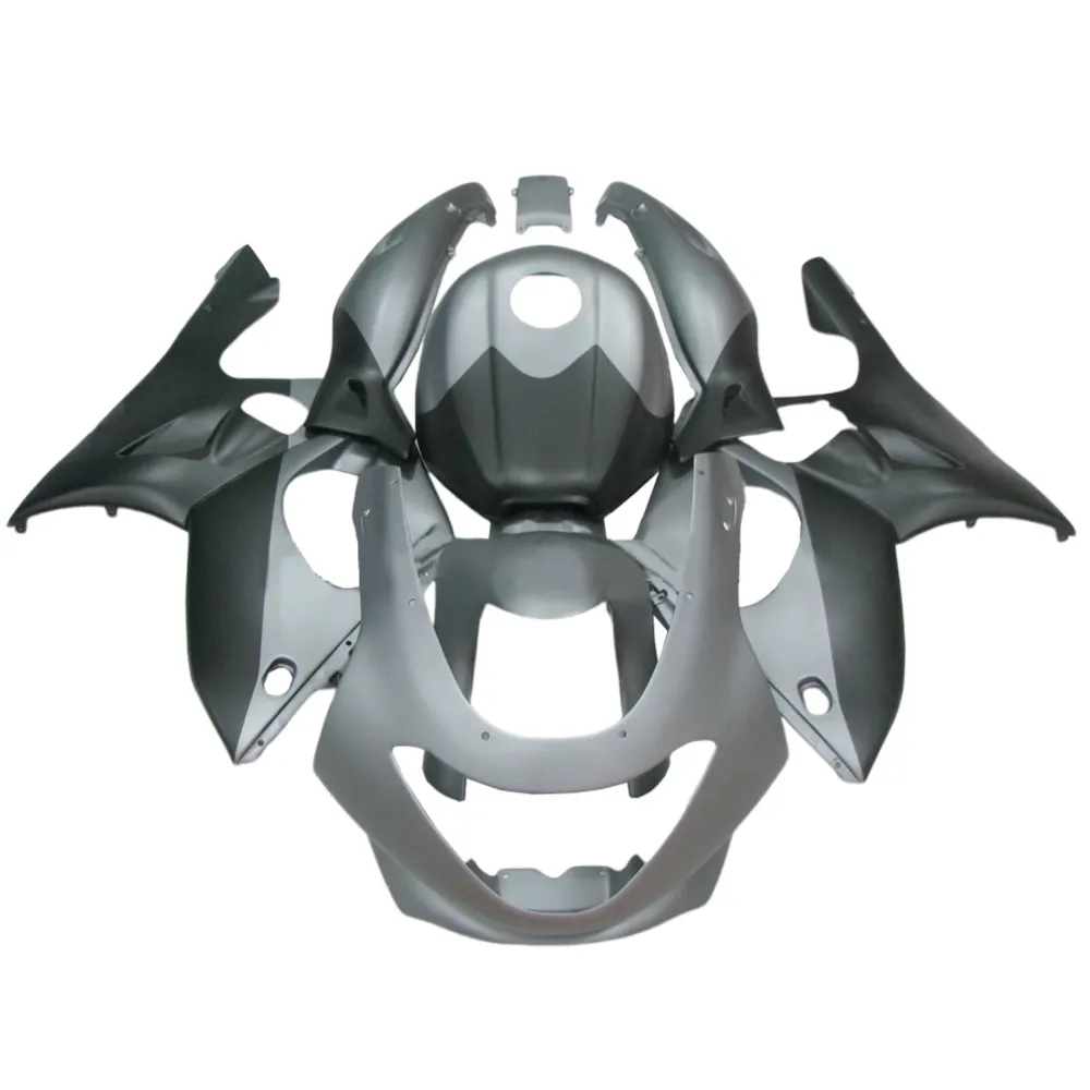 Amotopart 1996-2007 Yamaha YZF 600r Thundercat Mat Black Gray Fairing Kit