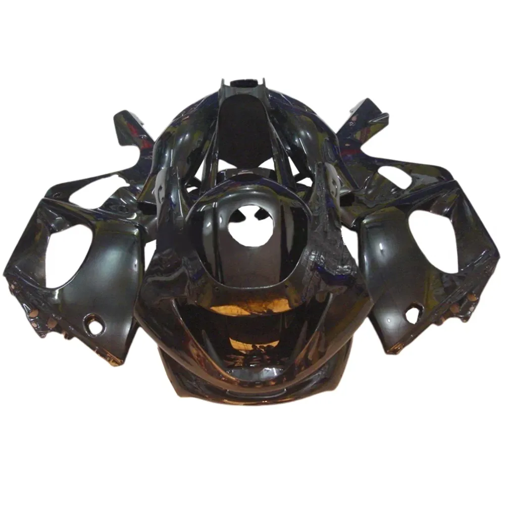 Amotopart 1996-2007 YAMAHA YZF 600R Thundercat Glossy Black Gray Fairing Kit