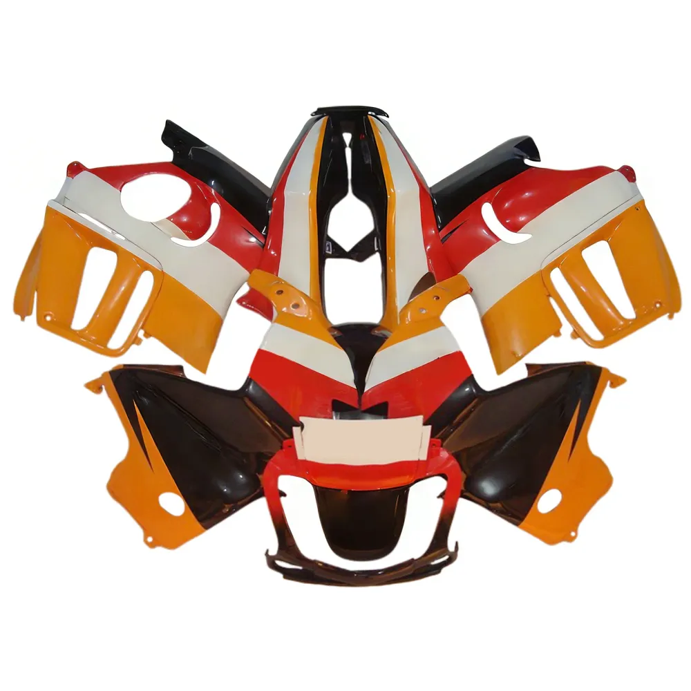 Amotopart 1997-1998 Honda CBR600 F3 Orange Black White Red Reding Kit