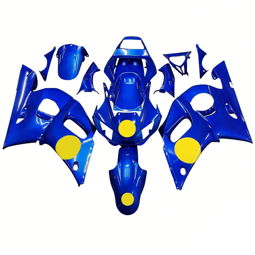 Amotopart 1998-2002 Yamaha YZF 600 R6 Blue Fairing Kit