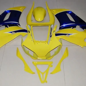 Amotopart 1998-2002 Yamaha YZF 600 R6 geelblauwe kuipset