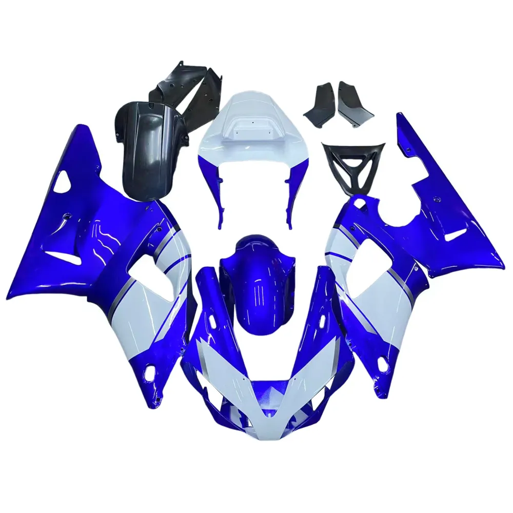 Amotopart 2000-2001 YAMAHA YZF 1000 R1 Black White Blue Beurskit