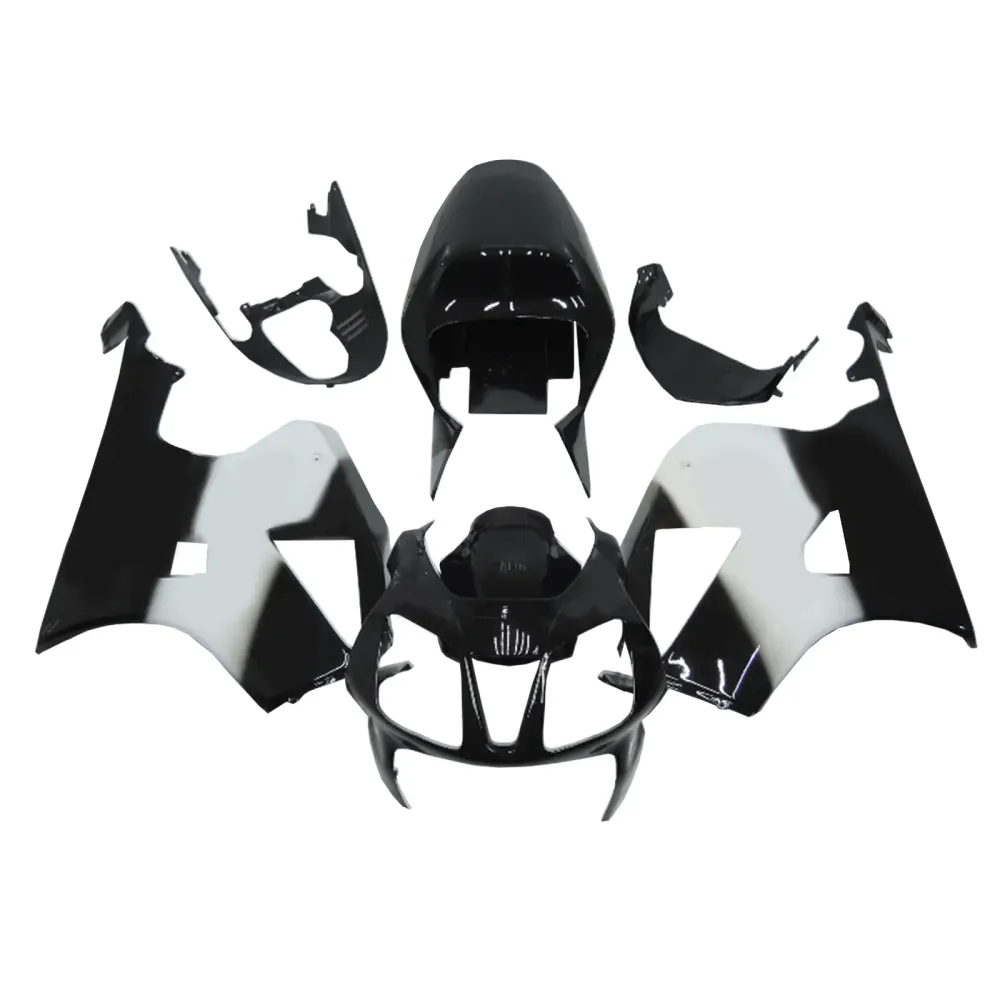 Amotopart 2000-2006 Honda VTR1000 RC51 Black White & Logo Fairing Kit