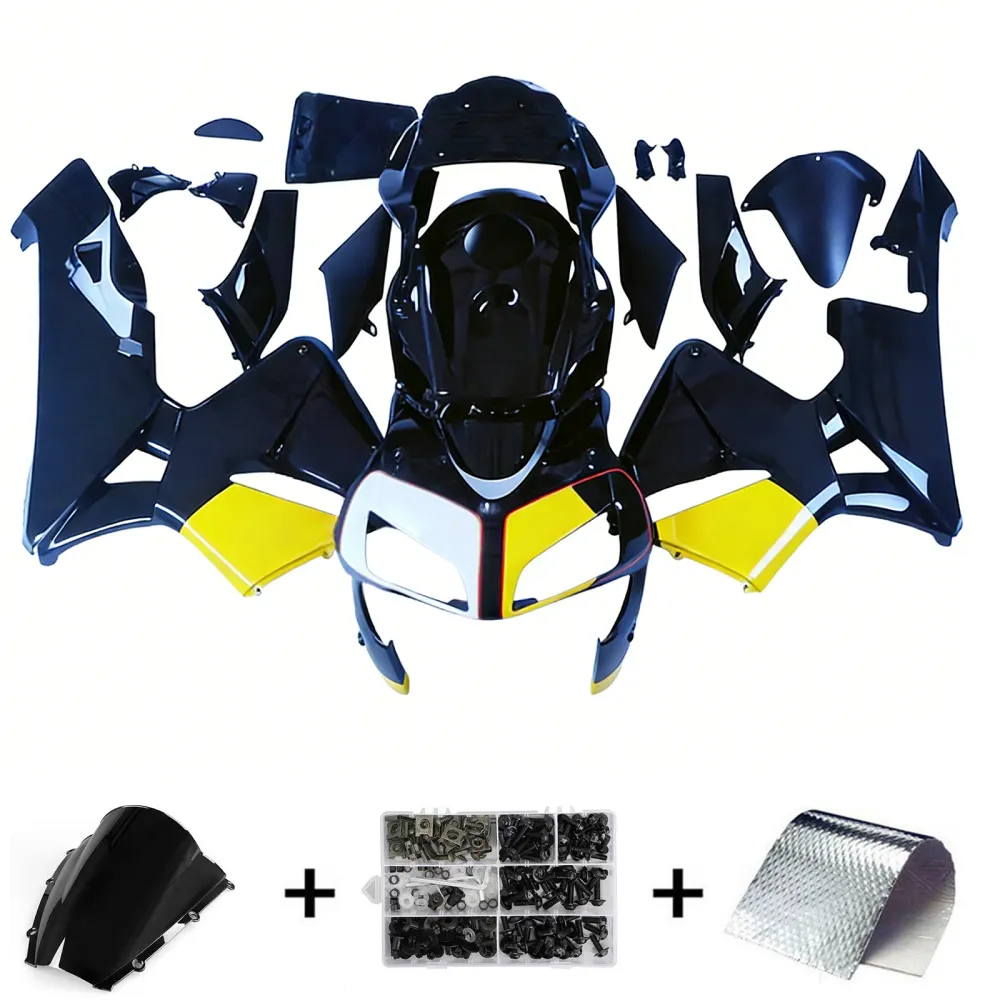Amotopart 2003-2004 Honda CBR600RR geelzwarte kuipset