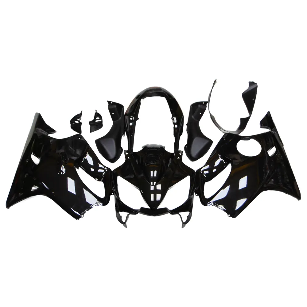 Amotopart 2004-2007 Honda CBR600 F4I Glossy Black Red Fairing Kit