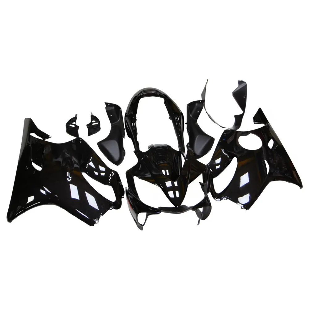 Amotopart 2004-2007 Honda CBR600 F4I Glossy Black Red Fairing Kit