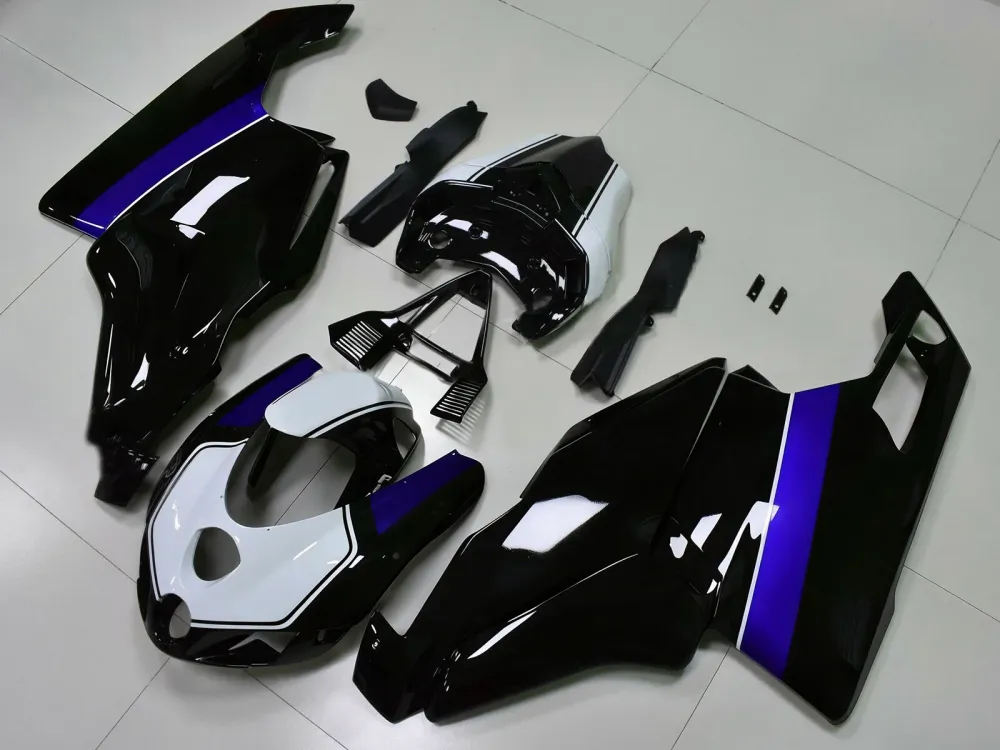 Amotopart 2005-2006 Ducati 999/749 zwart blauwe kuipset