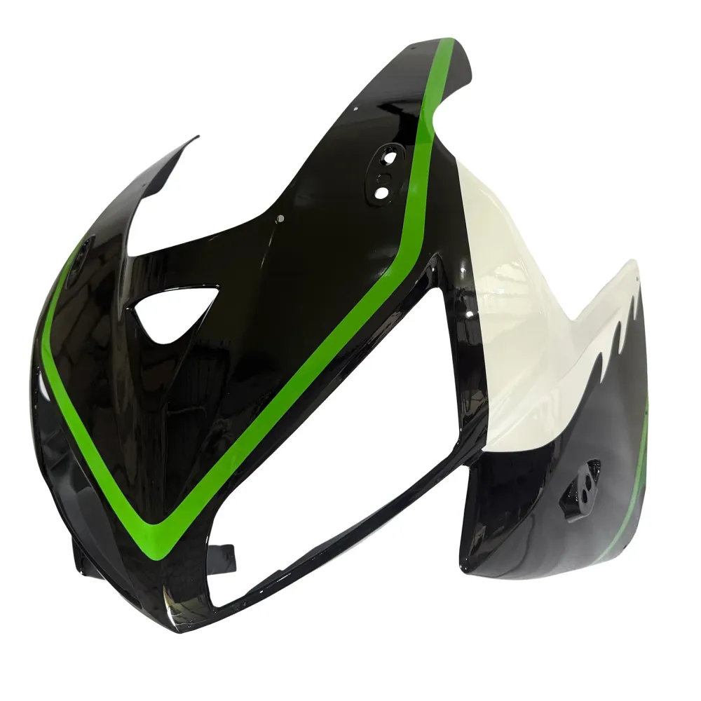 Amotopart 2005-2006 Honda CBR600RR Wit Black Green Fairing Kit