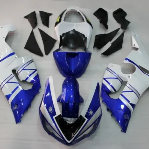 Amotopart 2005-2006 Kawasaki ZX6R 636 blauw-witte kuipset