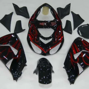 Amotopart 2006-2007 Kawasaki ZX10R zwarte kuipset
