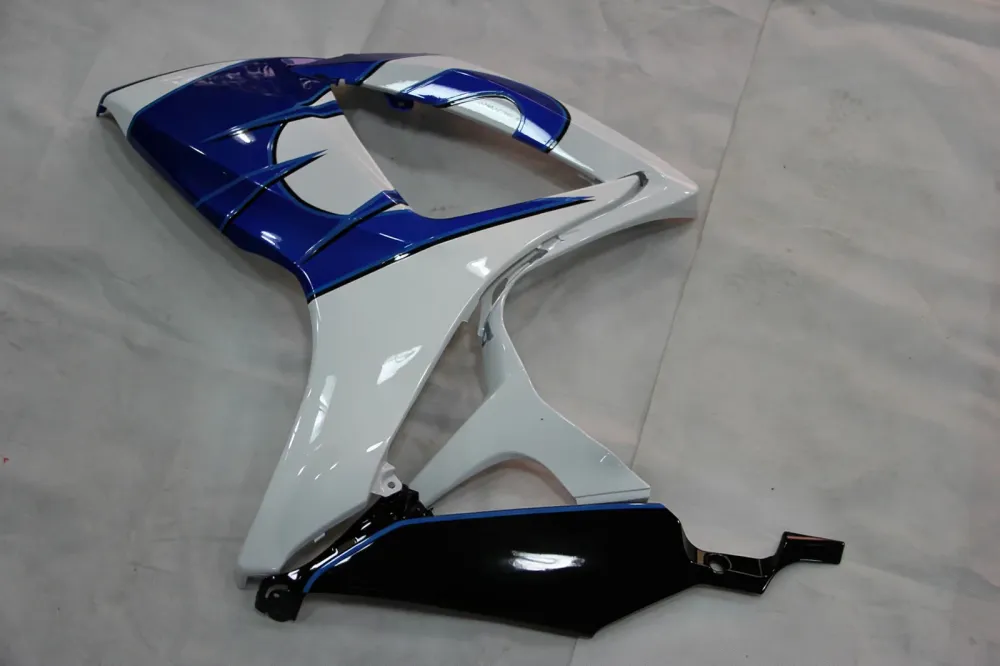 Amotopart 2006-2007 Suzuki GSXR 600/750 Black White Blue Fairing Kit