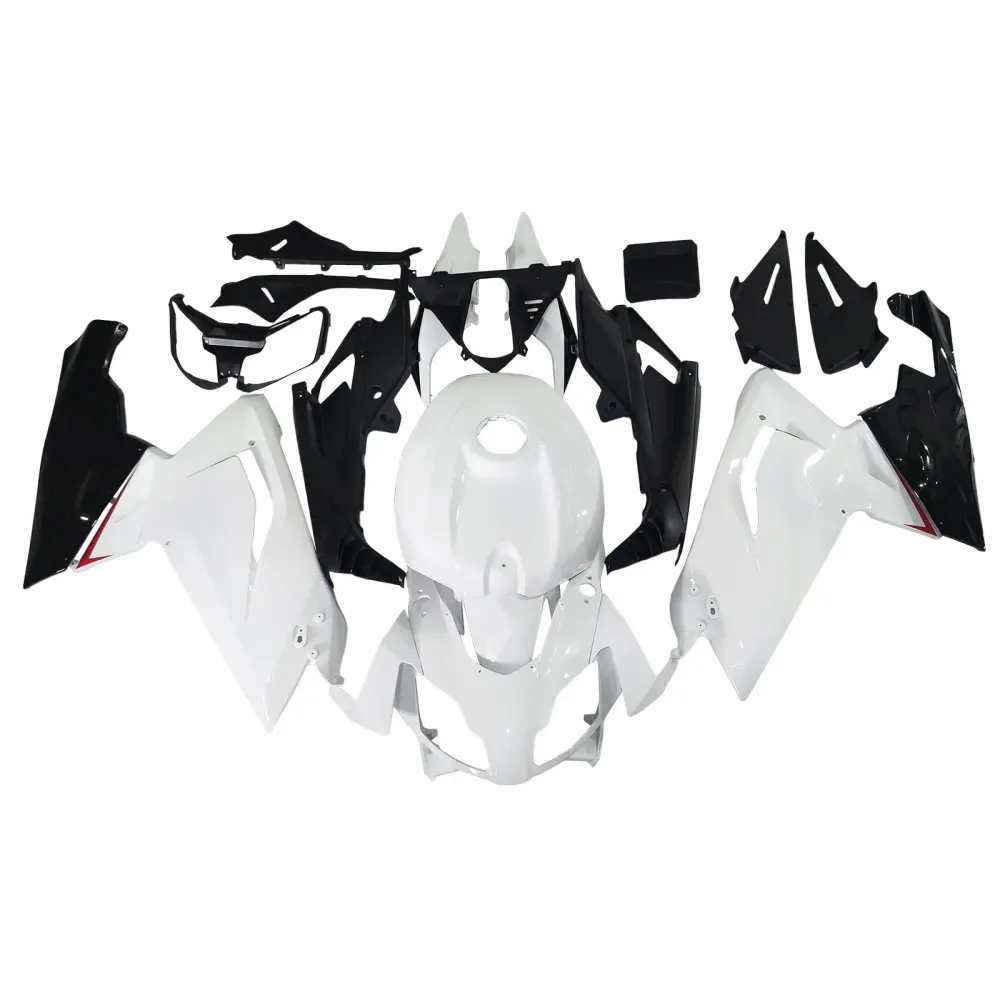 Amotopart 2006-2011 Aprilia RS125 Glanzende witte zwarte kuipkit