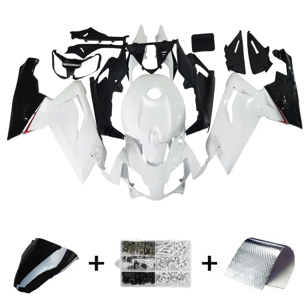 Amotopart 2006-2011 Aprilia RS125 Glanzende witte zwarte kuipkit