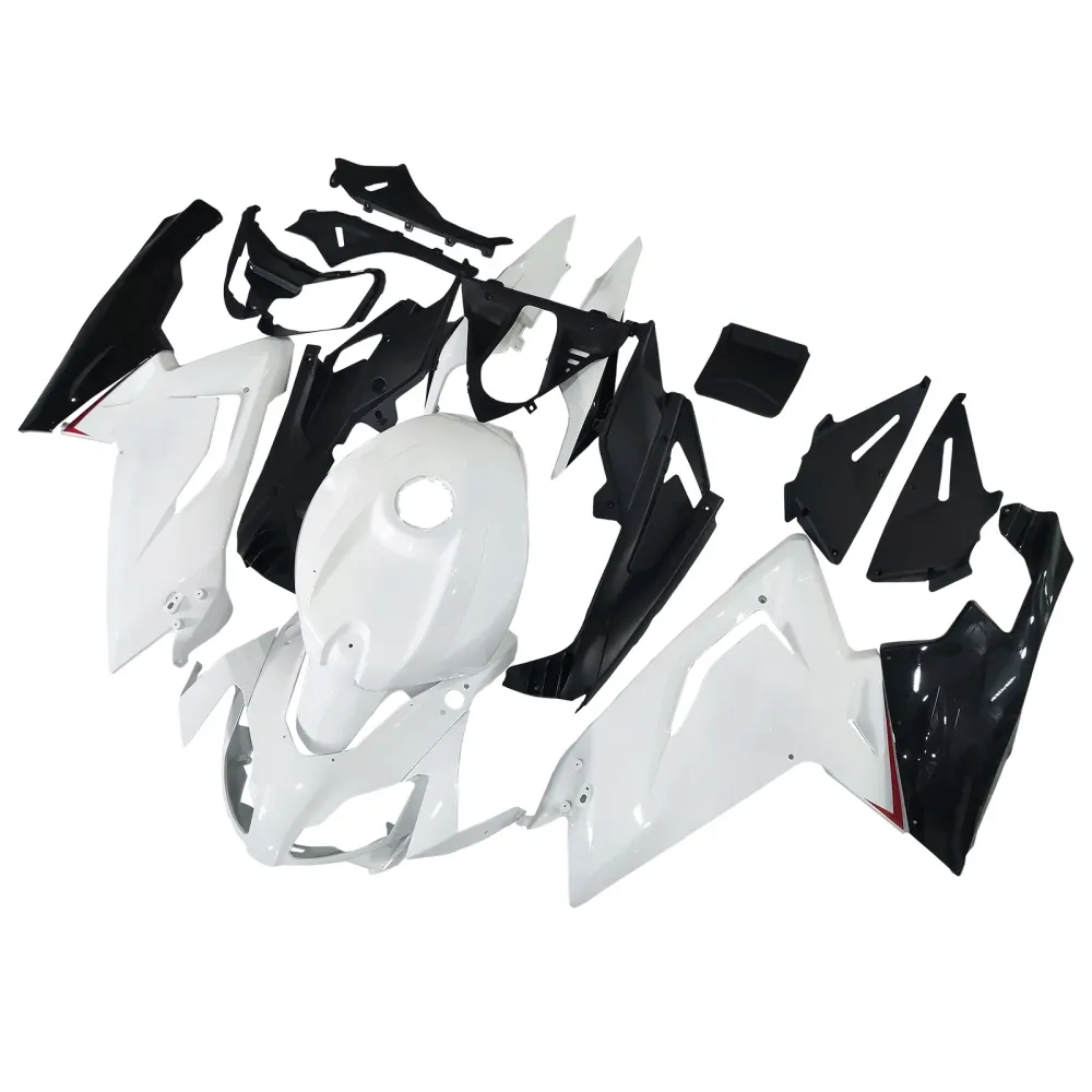 Amotopart 2006-2011 Aprilia RS125 Glanzende witte zwarte kuipkit