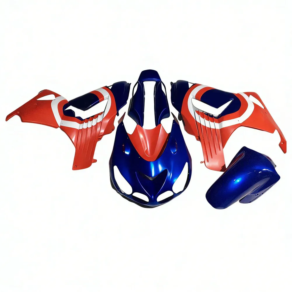 Amotopart 2006-2011 Kawasaki ZX14R ZZR1400 Oranje Rood Blauw Kuipset