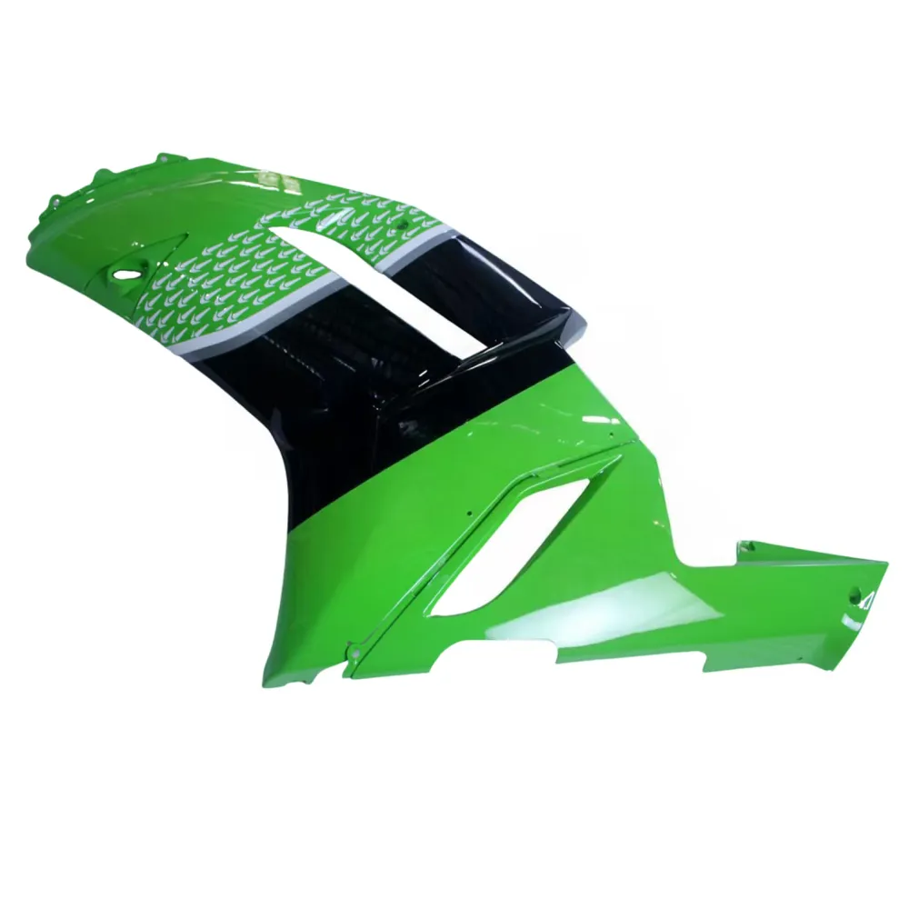 Amotopart 2007-2008 Kawasaki ZX6R 636 groen-zwarte kuipset