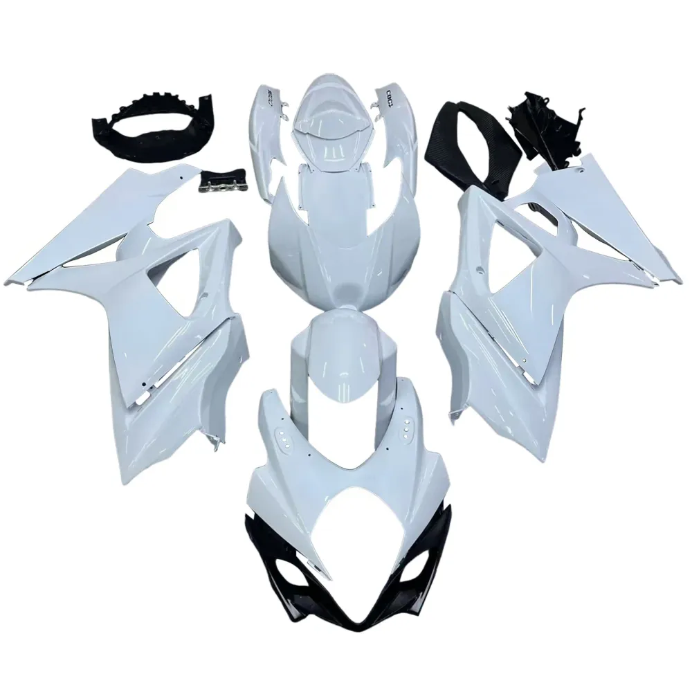 Amotopart 2007-2008 Suzuki GSXR1000 White Fairing Kit
