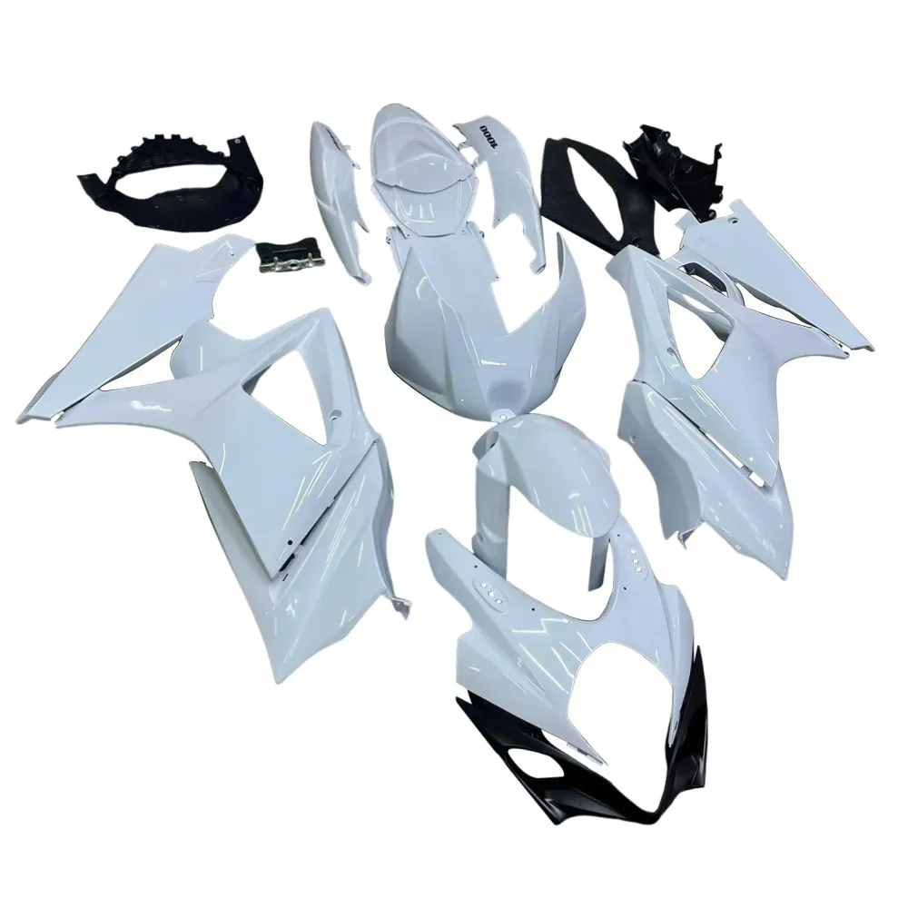 Amotopart 2007-2008 Suzuki GSXR1000 White Fairing Kit