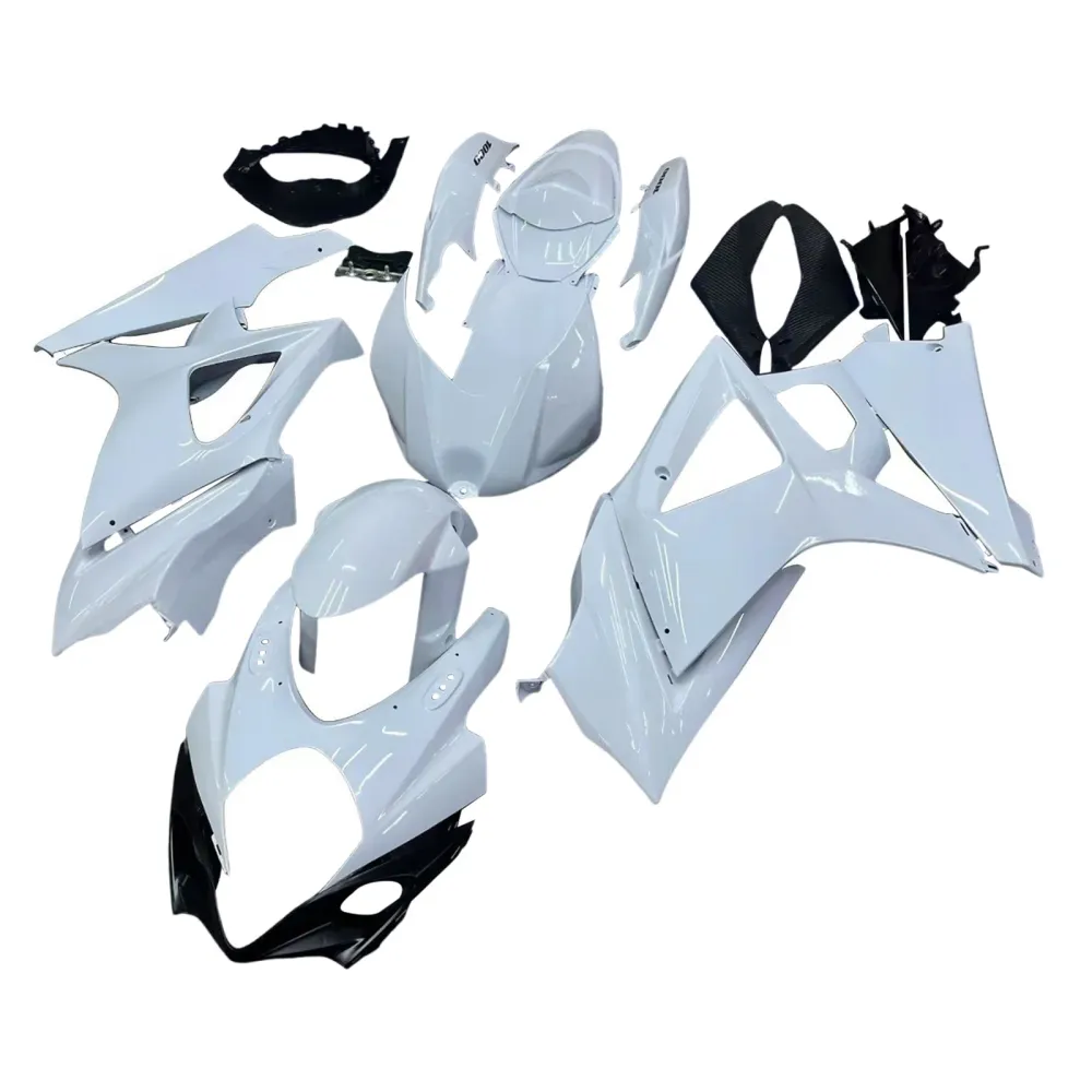 Amotopart 2007-2008 Suzuki GSXR1000 White Fairing Kit