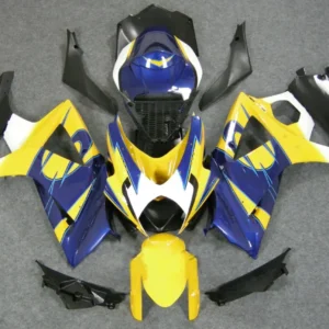 Amotopart 2007-2008 Suzuki GSXR1000 Yellow Blue Black Fairing Kit