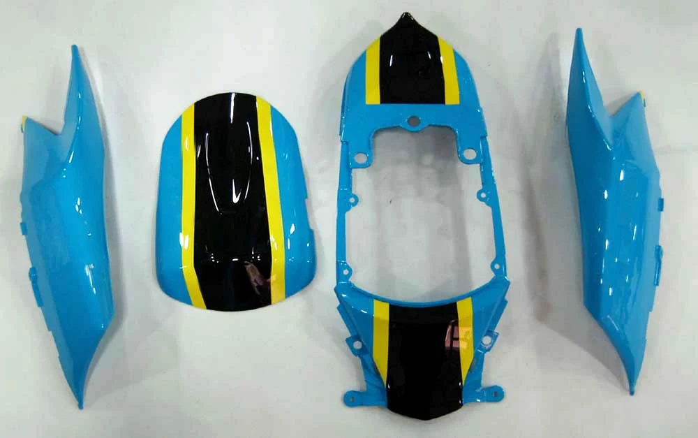 Amotopart 2008-2010 Suzuki GSXR 600/750 blauw rode kuipset