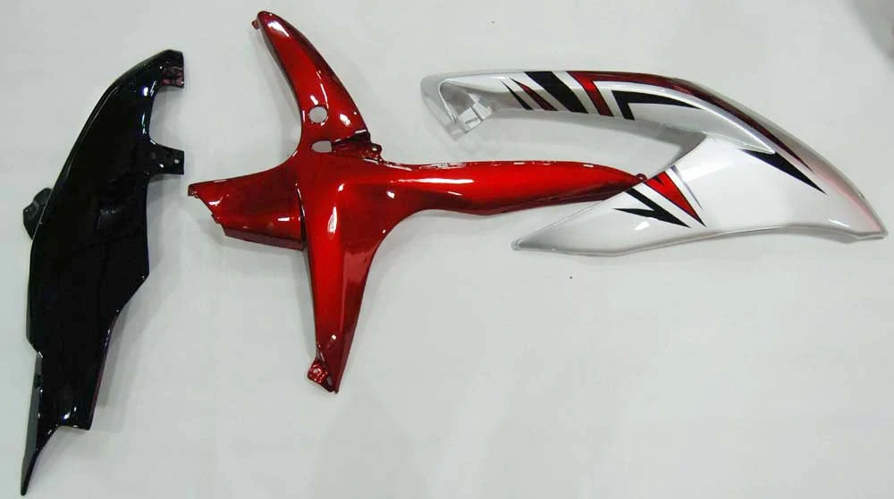 Amotopart 2008-2010 Suzuki GSXR 600/750 zilverrode kuipset