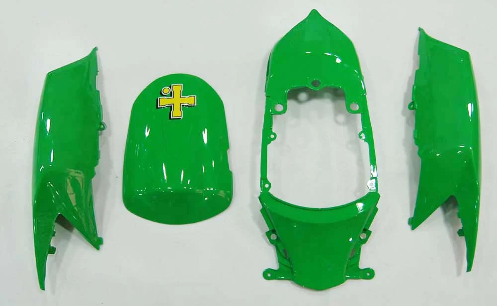 Amotopart 2008-2010 Suzuki GSXR 600/750 Zwart & Groene kuipset