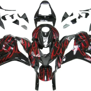Amotopart 2009-2012 Honda CBR600RR rood-zwarte kuipset