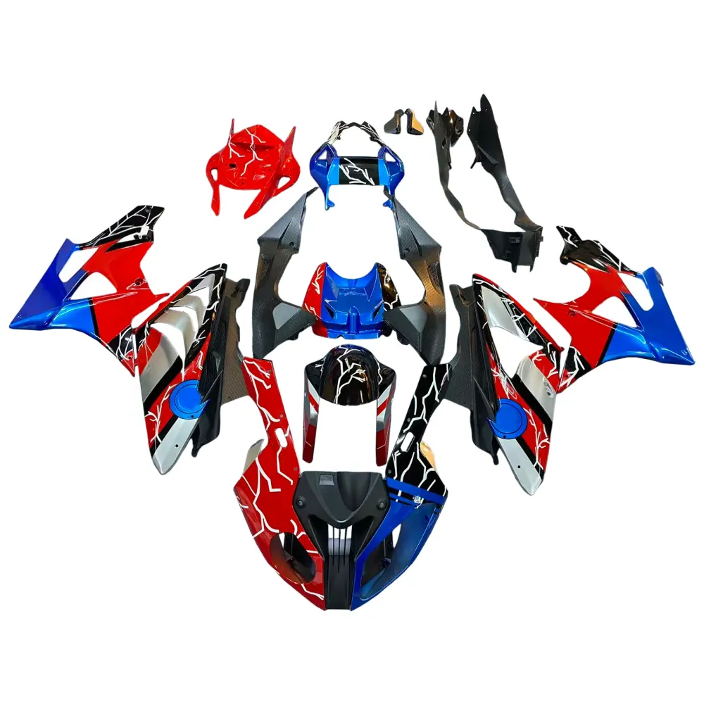 Amotopart 2009-2014 BMW S1000RR Black Red Blue Silver Fairing Kit