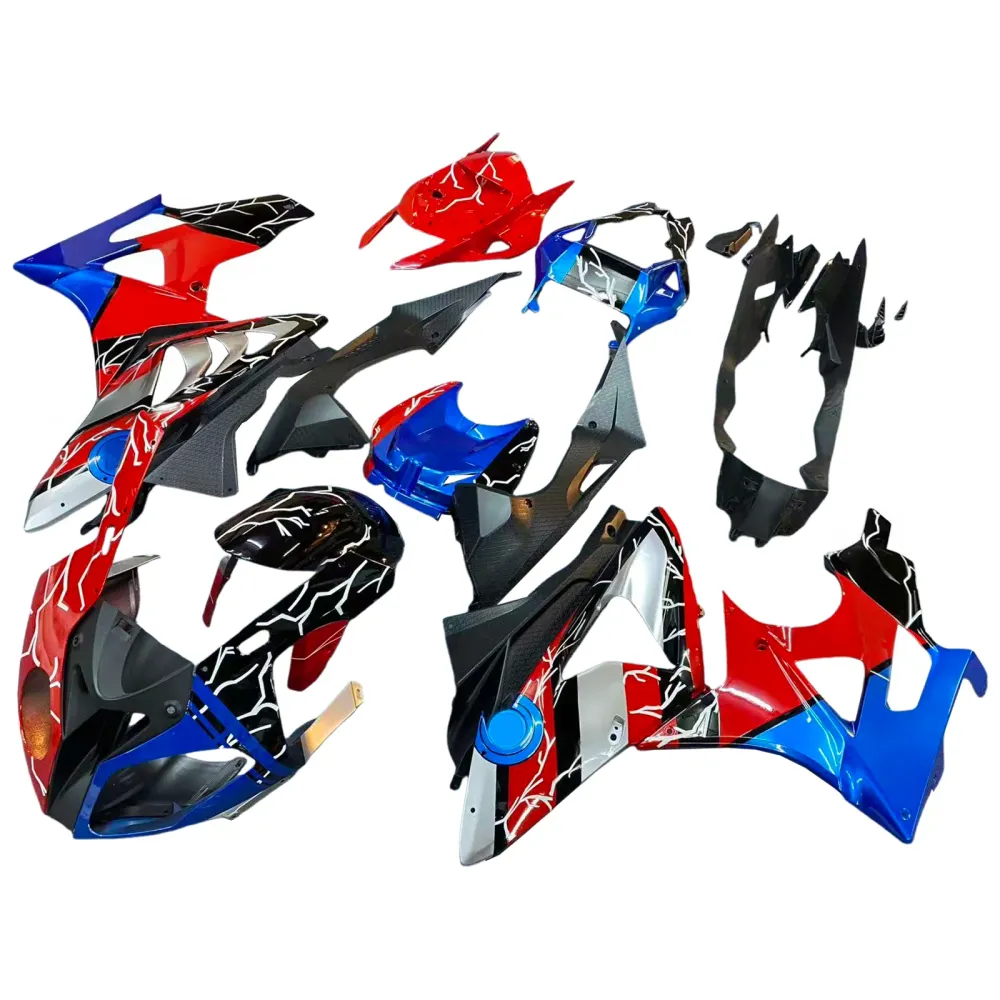 Amotopart 2009-2014 BMW S1000RR Black Red Blue Silver Fairing Kit