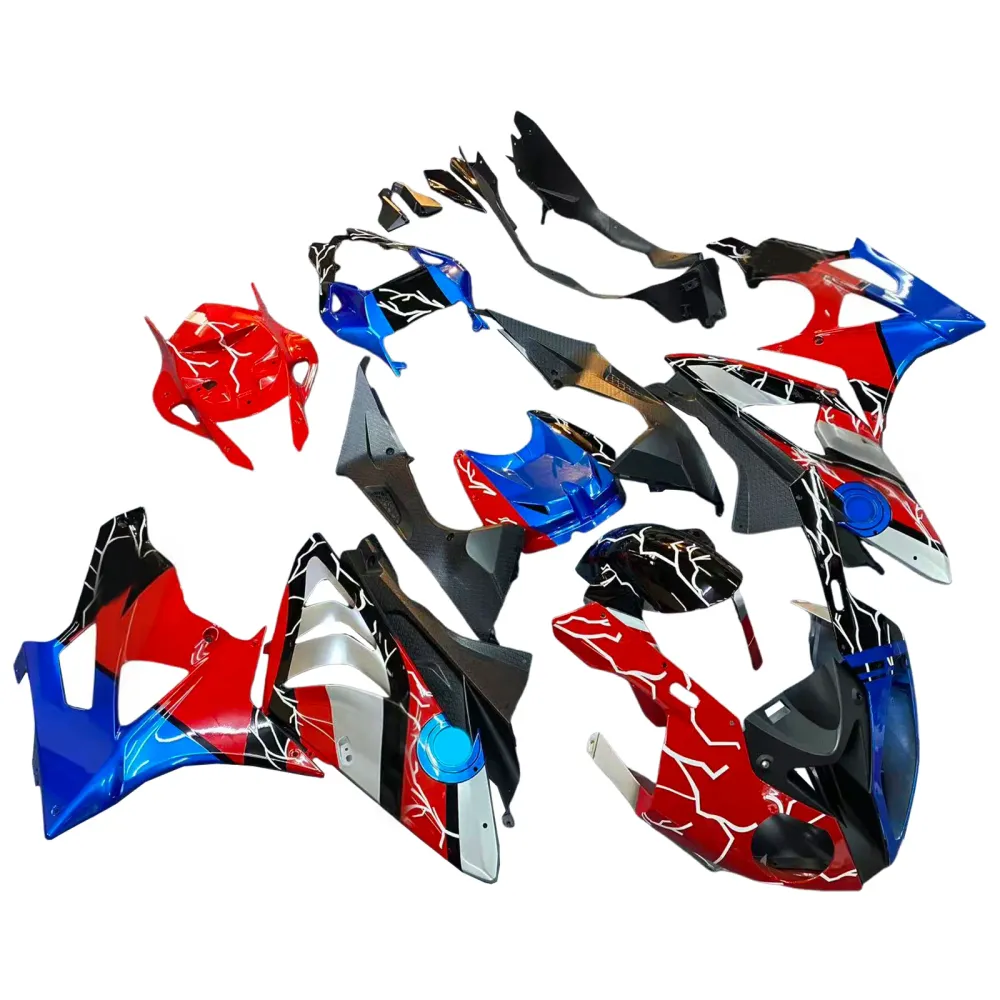 Amotopart 2009-2014 BMW S1000RR Black Red Blue Silver Fairing Kit