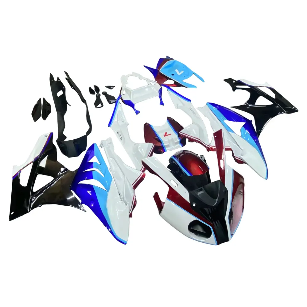 Amotopart 2009-2014 BMW S1000RR zwart blauw wit kuipset