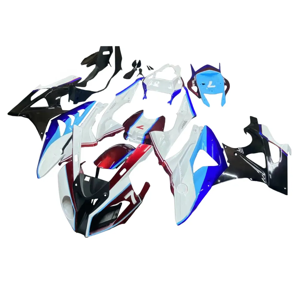 Amotopart 2009-2014 BMW S1000RR zwart blauw wit kuipset