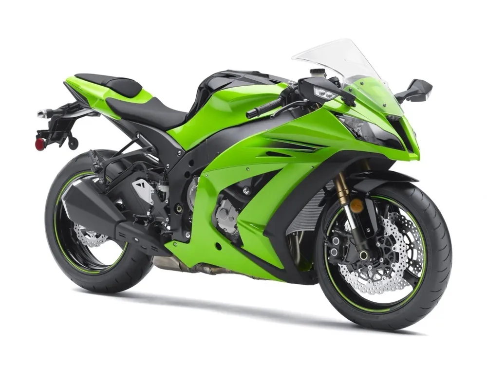 Amotopart 2011-2015 Kawasaki ZX10R groen-zwarte kuipset