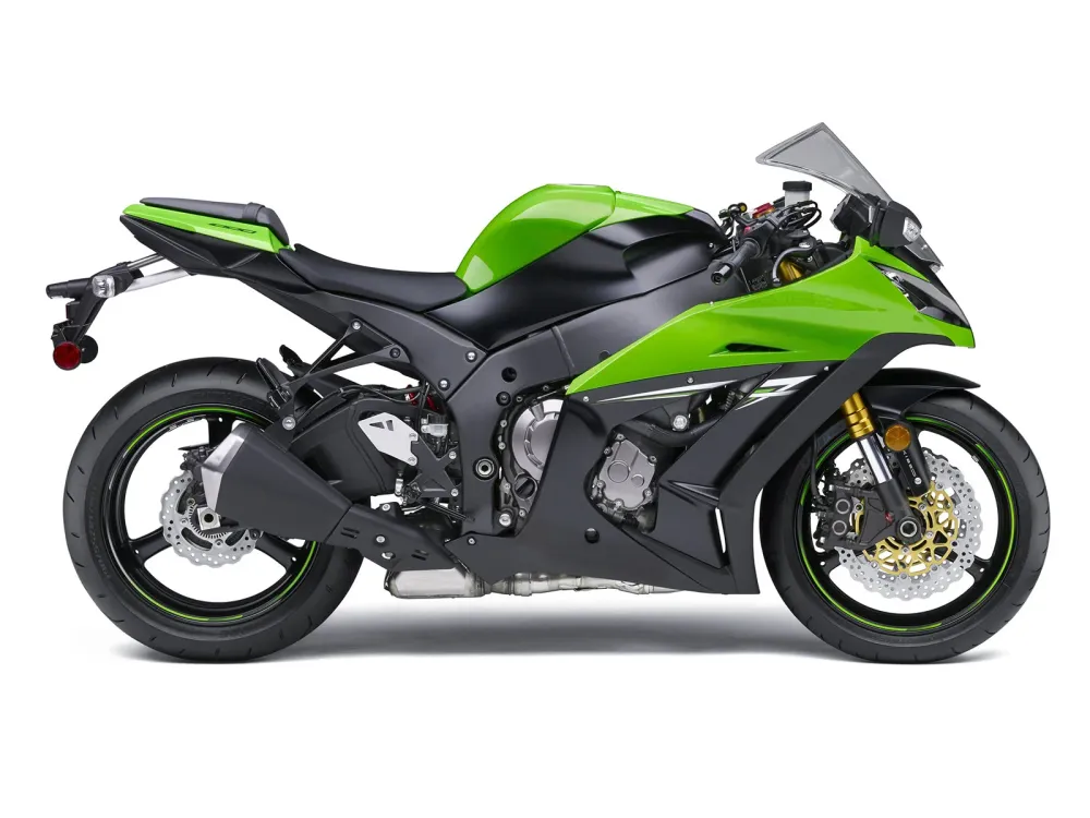 Amotopart 2011-2015 Kawasaki ZX10R groen-zwarte kuipset