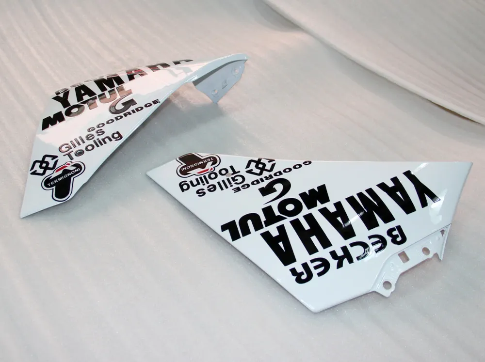 Amotopart 2012-2014 Yamaha YZF 1000 R1 blauw zwart wit kuipset