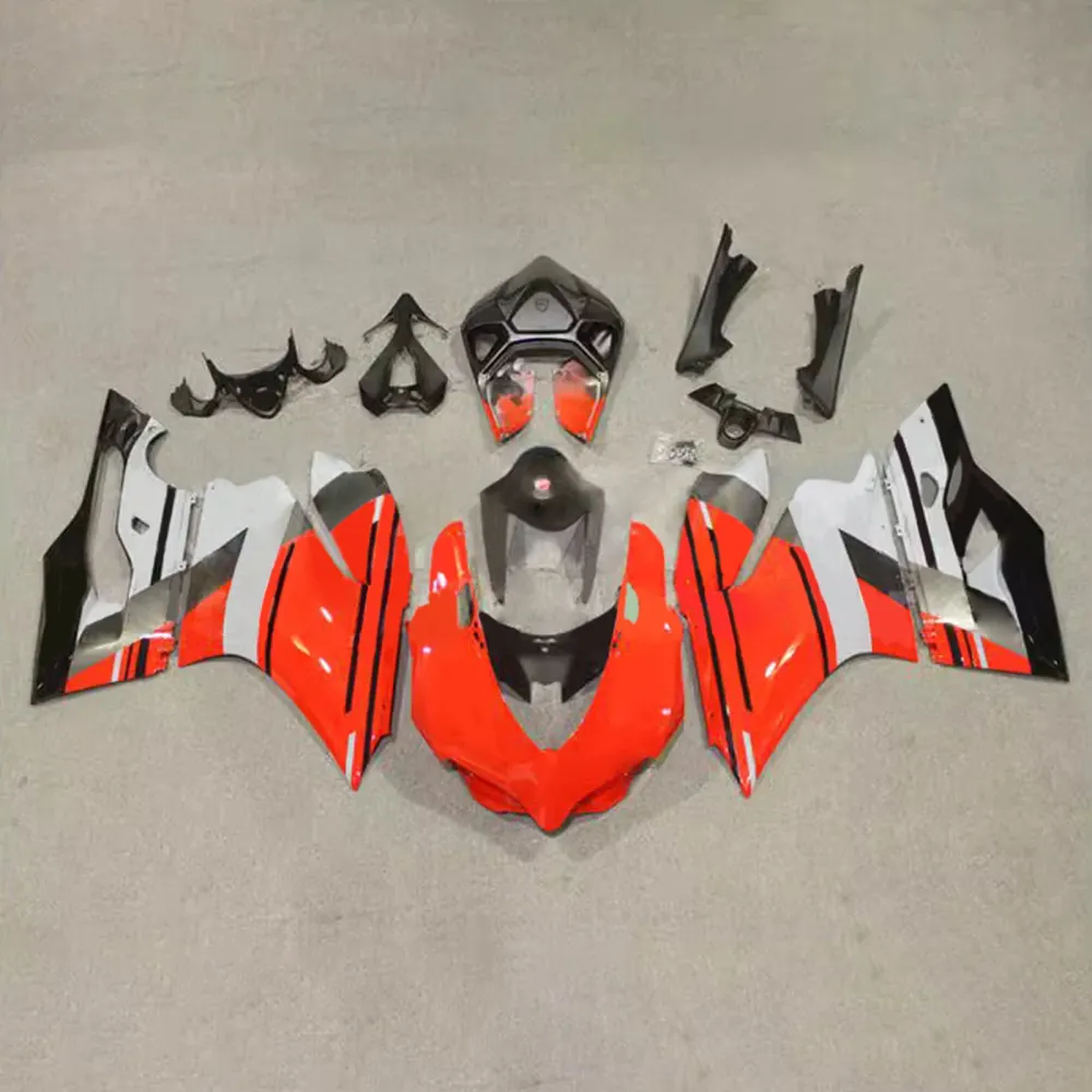Amotopart 2012-2015 Ducati 899 Red Gray Black Fairing Kit