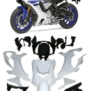 Amotopart 2015-2019 Yamaha YZF 1000 R1 blauw witte kuipset