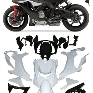 Amotopart 2015-2019 Yamaha YZF 1000 R1 Wit Zwart Rood Kuipset