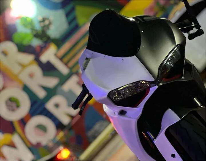 Amotopart 2015-2020 Ducati 959 Gray White Fairing Kit