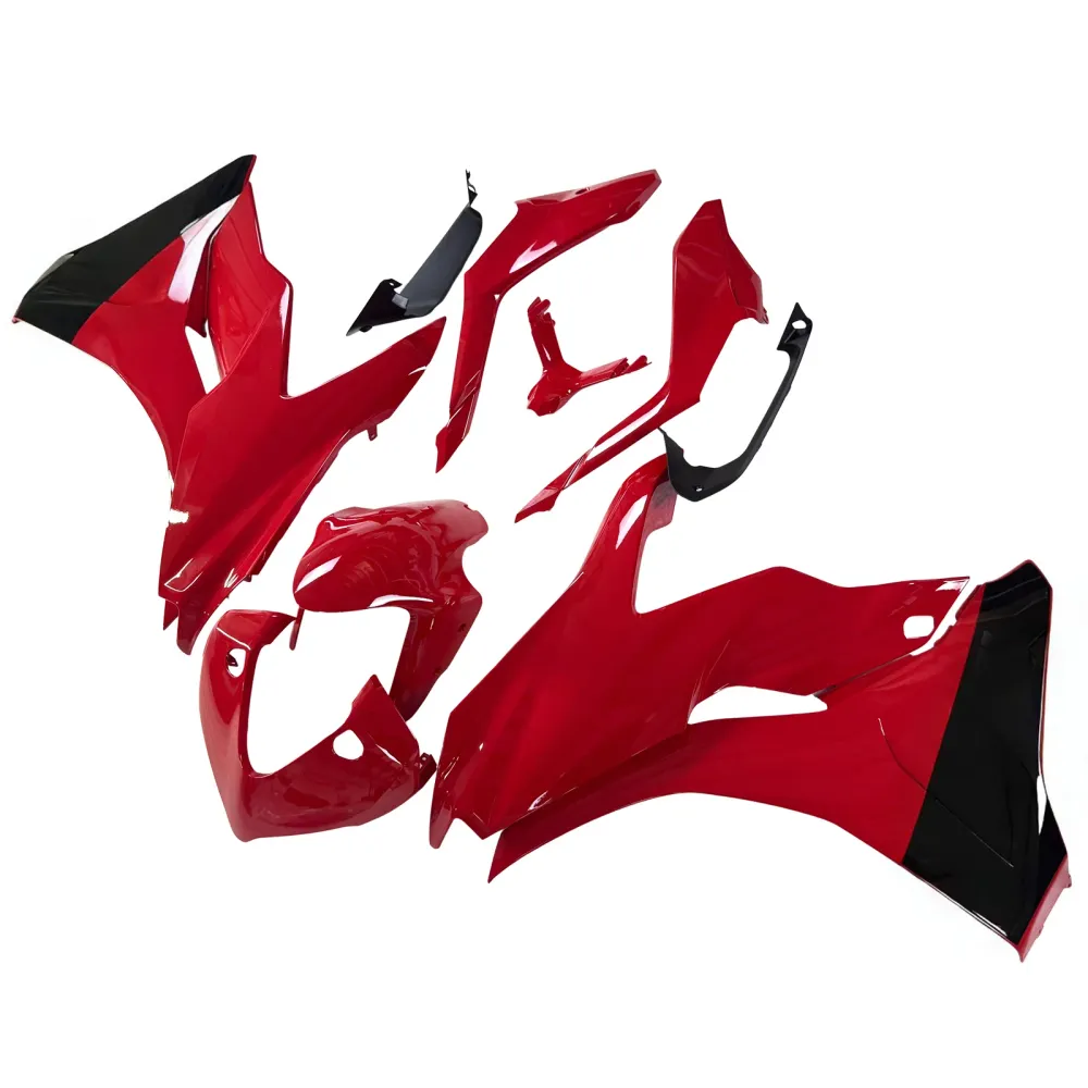 Amotopart 2017-2022 Ducati SuperSport 939 / 939S Red Black Fairing Kit