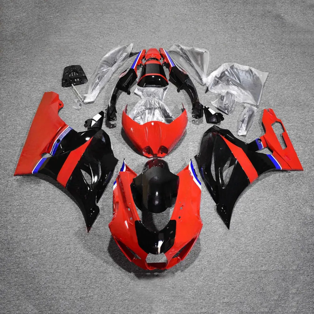 Amotopart 2017-2025 Suzuki GSXR1000 Red Black White Fairing Kit
