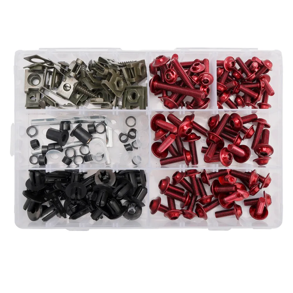 Amotopart 2017-2025 Suzuki GSXR1000 Red Black White Fairing Kit